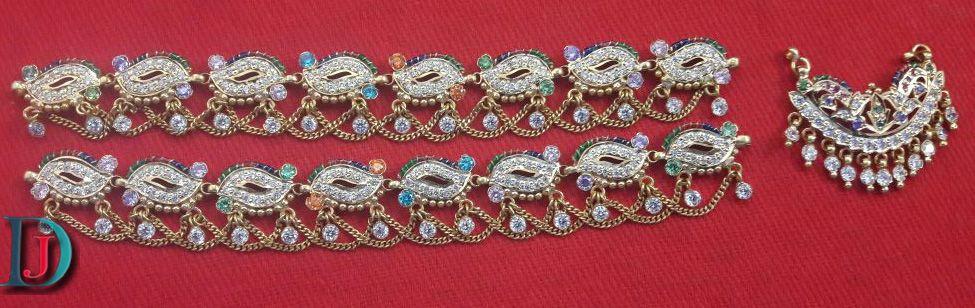New and Latest Design of Rajasthani gold fancy Rakhdi-Set 