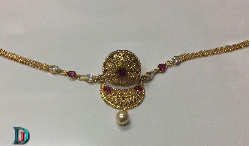 New and Latest Design of Rajasthani gold fancy Rakhdi-Set 
