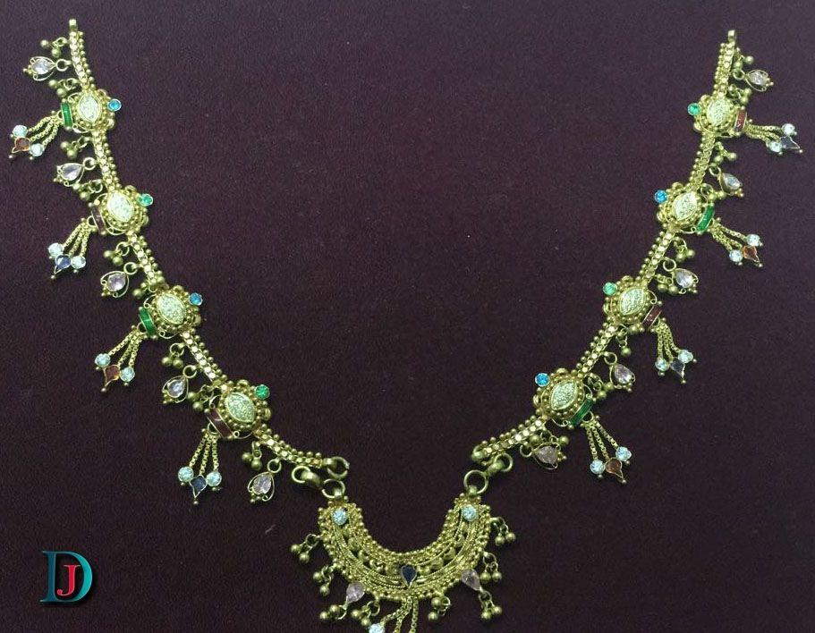 New and Latest Design of Rajasthani gold fancy Rakhdi-Set 