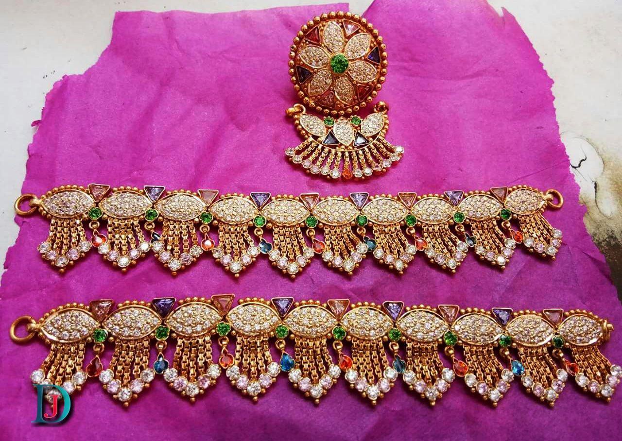 New and Latest Design of Rajasthani gold fancy Rakhdi-Set 