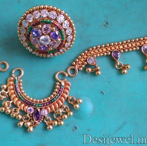 New and Latest Design of Rajasthani gold fancy Rakhdi-Set 