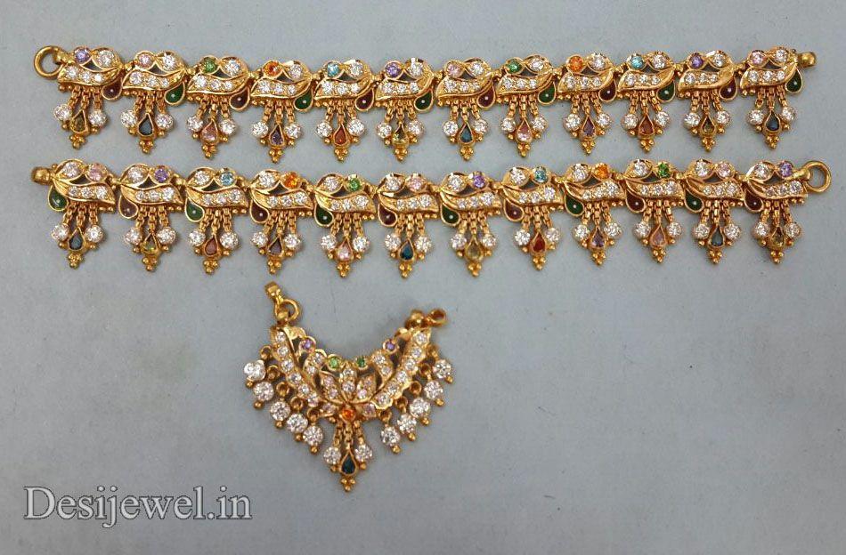 New and Latest Design of Rajasthani gold fancy Rakhdi-Set 