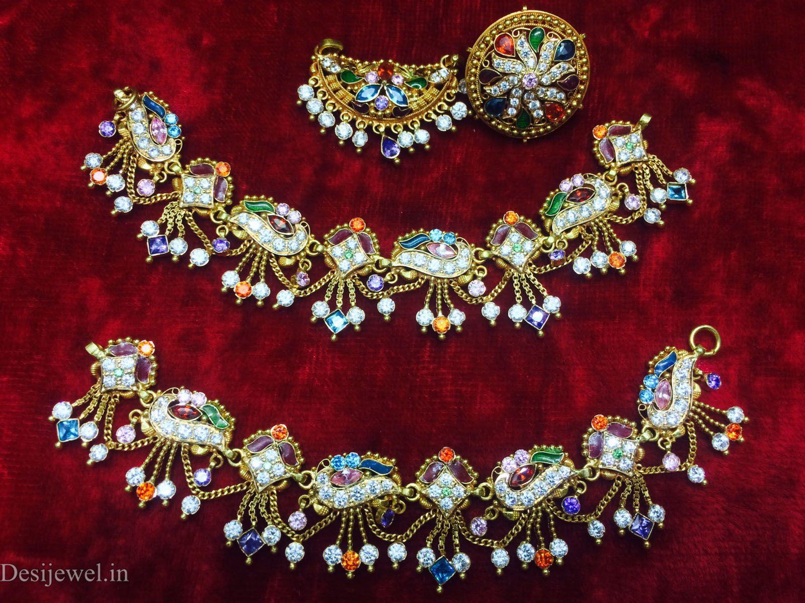 New and Latest Design of Rajasthani gold fancy Rakhdi-Set 