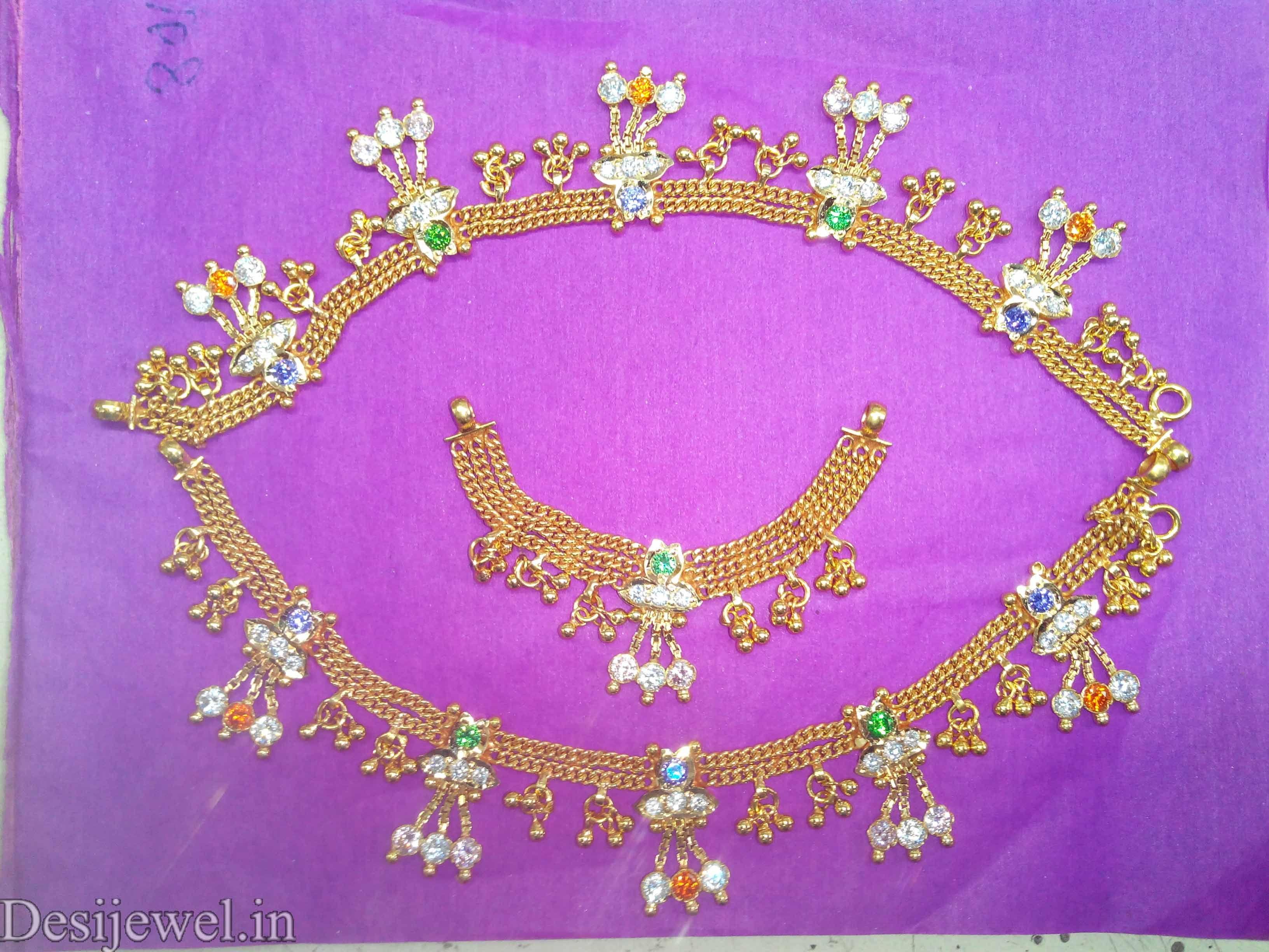 New and Latest Design of Rajasthani gold fancy Rakhdi-Set 