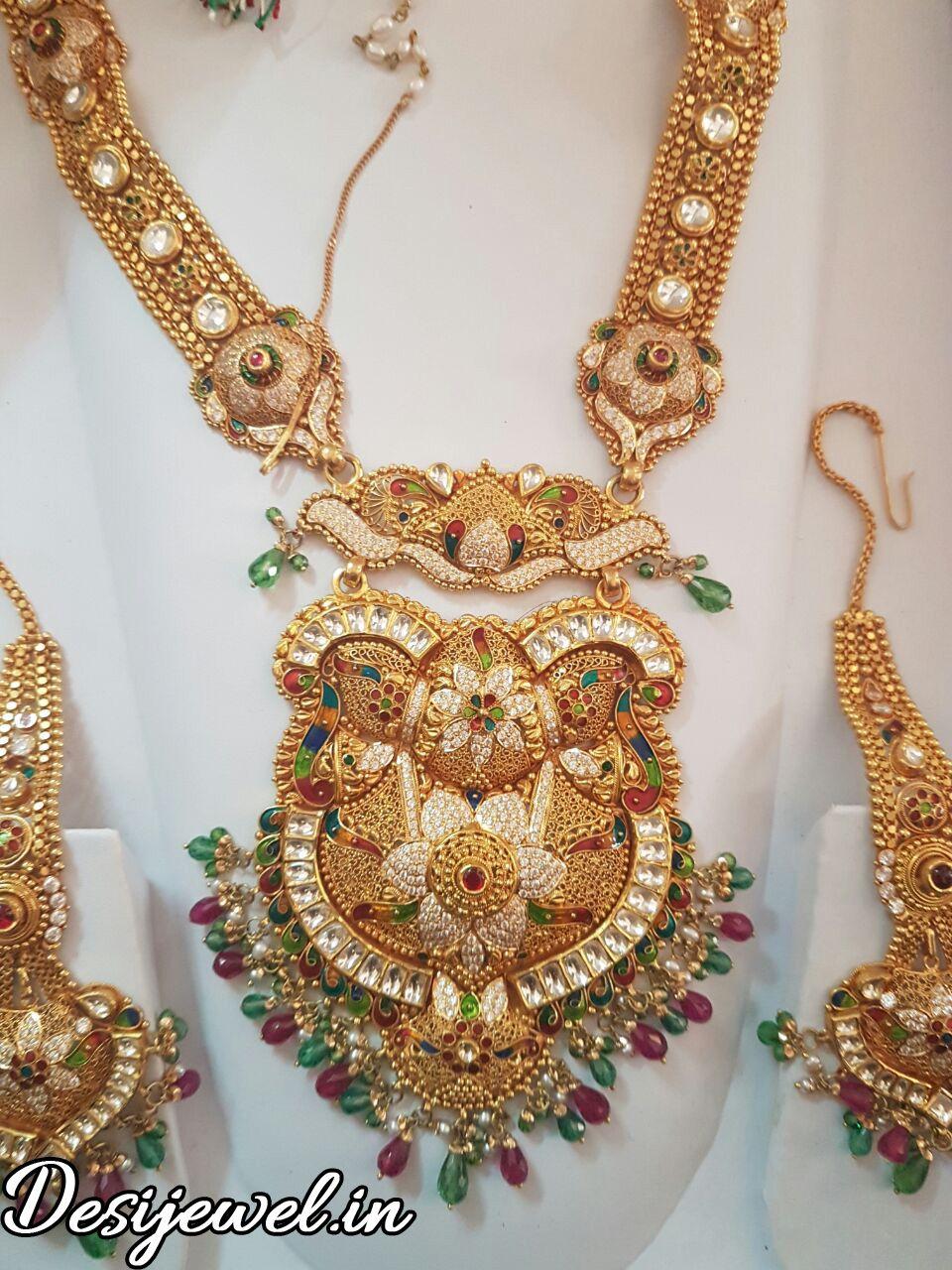 New and Latest Design of Rajasthani fancy gold Ram-Navmi 