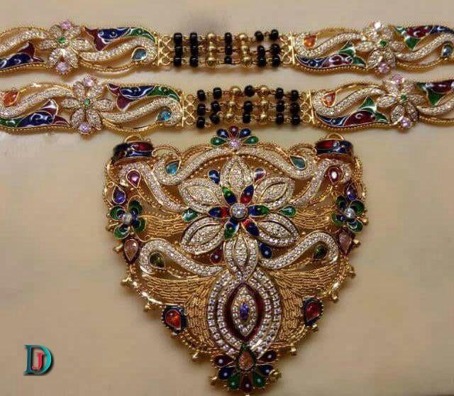 New and Latest Design of Rajasthani fancy gold Ram-Navmi 