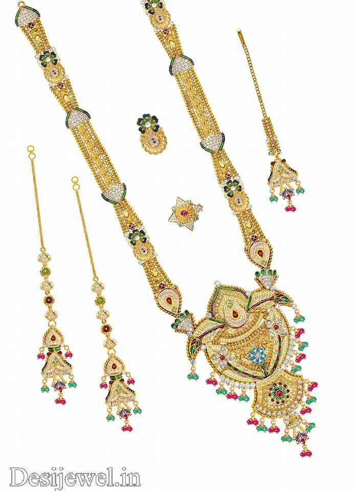 New and Latest Design of Rajasthani fancy gold Ram-Navmi 