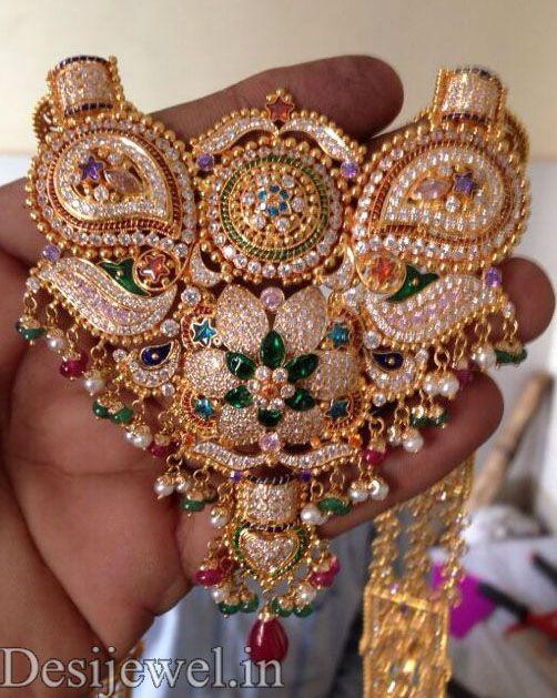 New and Latest Design of Rajasthani fancy gold Ram-Navmi 