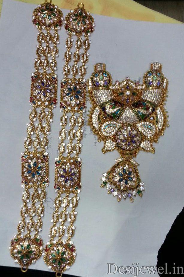 New and Latest Design of Rajasthani fancy gold Ram-Navmi 