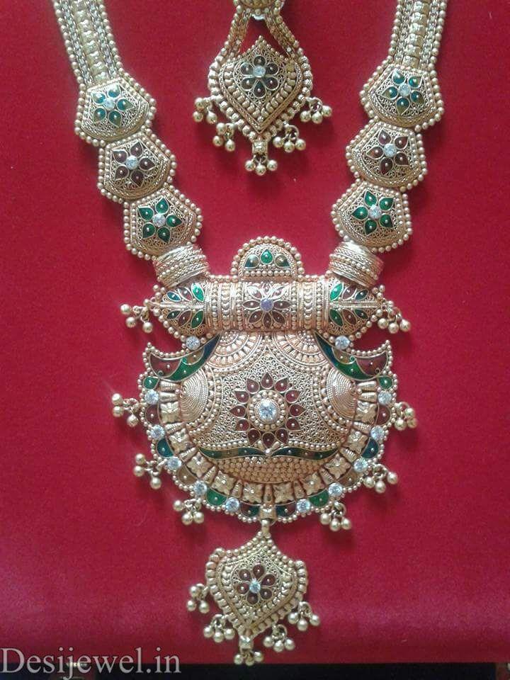 New and Latest Design of Rajasthani fancy gold Ram-Navmi 