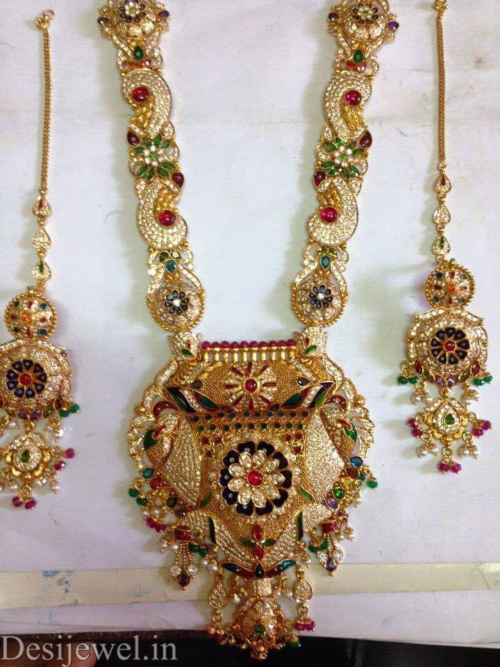 New and Latest Design of Rajasthani fancy gold Ram-Navmi 