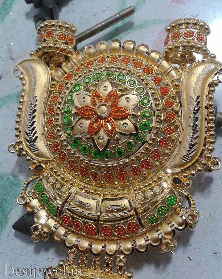 New and Latest Design of Rajasthani fancy gold Ram-Navmi 