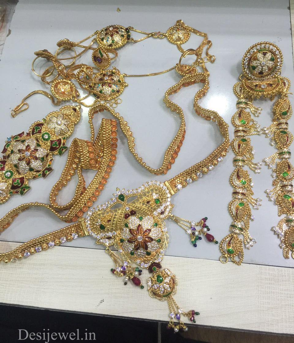 New and Latest Design of Rajasthani fancy gold Ram-Navmi 