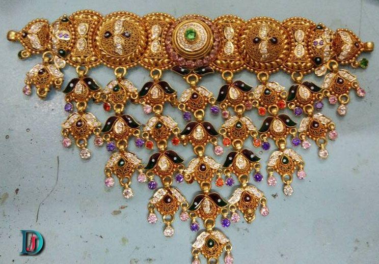 New and Latest Design of Rajasthani fancy gold Sohan/Mohan-Kanthi 