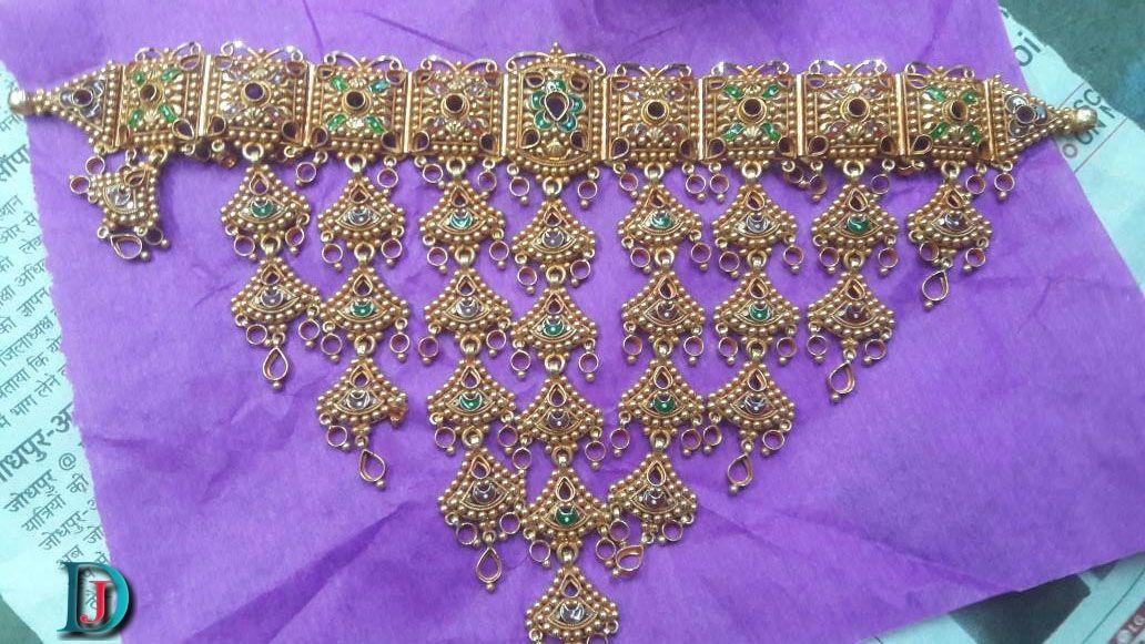 New and Latest Design of Rajasthani fancy gold Sohan/Mohan-Kanthi 