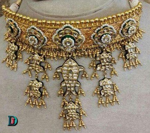 New and Latest Design of Rajasthani fancy gold Thusi/Thoosi 