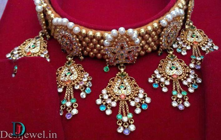 New and Latest Design of Rajasthani fancy gold Thusi/Thoosi 