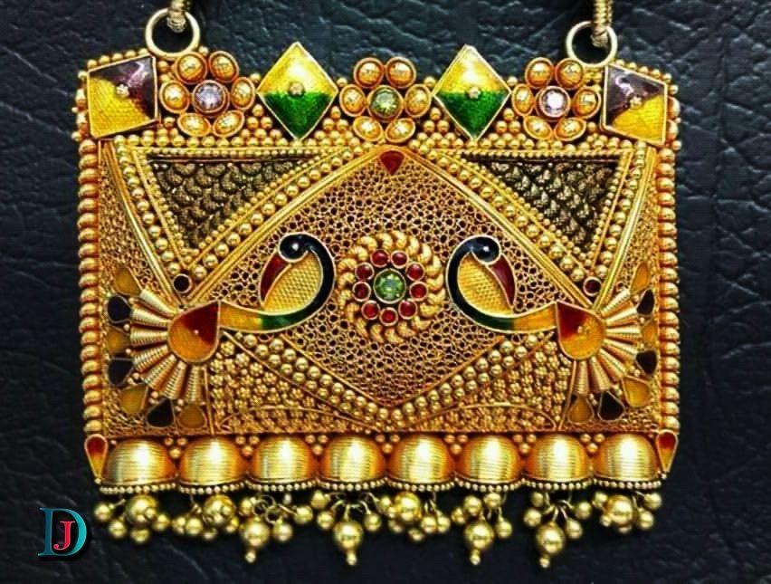 न्यू एंड लेटेस्ट डिजाईन राजस्थानी फैंसी गोल्ड तिमणिया 