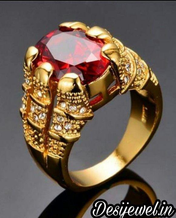 New and Latest Design of Rajasthani Desi gold Gents-Ring 