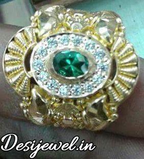 New and Latest Design of Rajasthani Desi gold Gents-Ring 