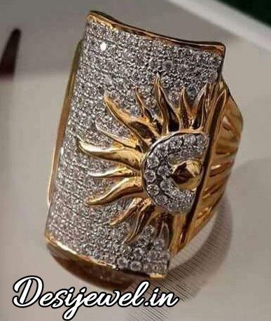 New and Latest Design of Rajasthani Desi gold Gents-Ring 