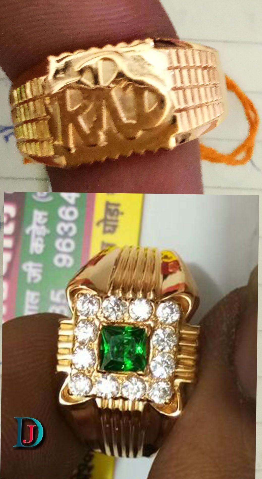 New and Latest Design of Rajasthani Desi gold Gents-Ring 