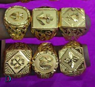 New and Latest Design of Rajasthani Desi gold Gents-Ring 