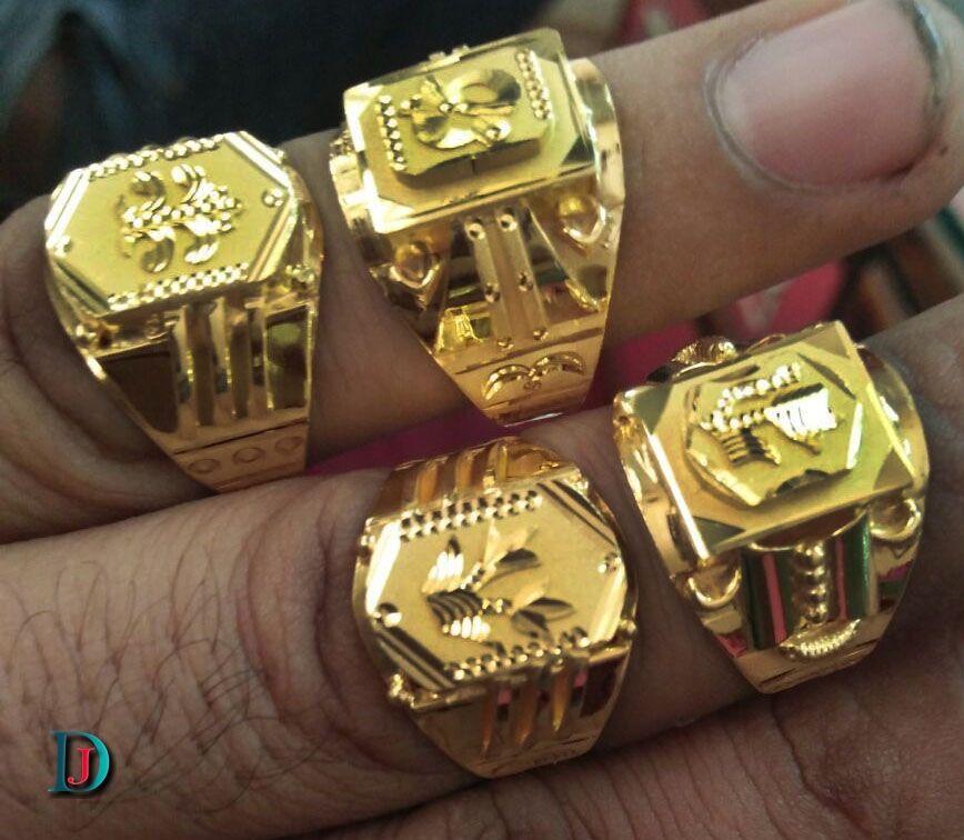 New and Latest Design of Rajasthani Desi gold Gents-Ring 