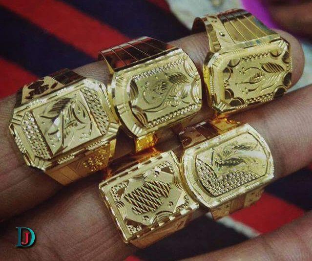 New and Latest Design of Rajasthani Desi gold Gents-Ring 