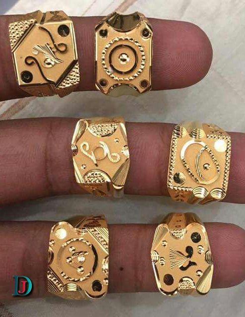 New and Latest Design of Rajasthani Desi gold Gents-Ring 