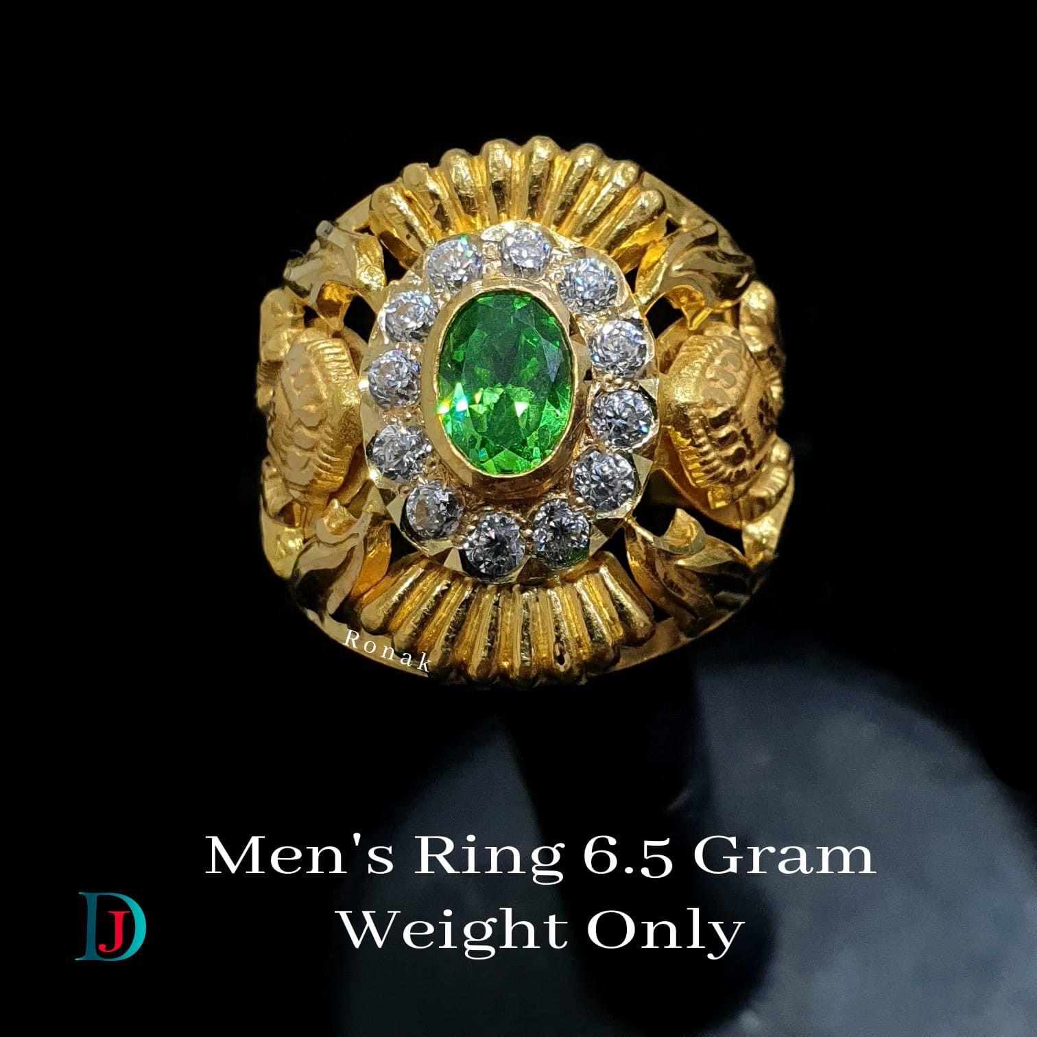 New and Latest Design of Desi Indian Rajasthani Gold Gents-Ring 