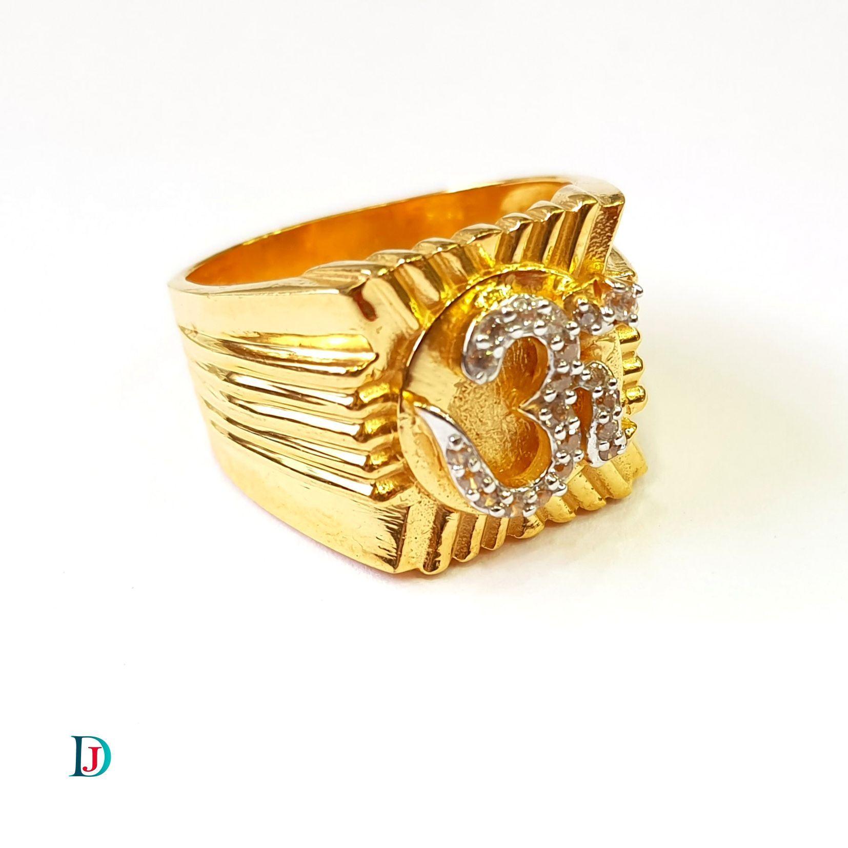 New and Latest Design of Desi Indian Rajasthani Gold Gents-Ring 