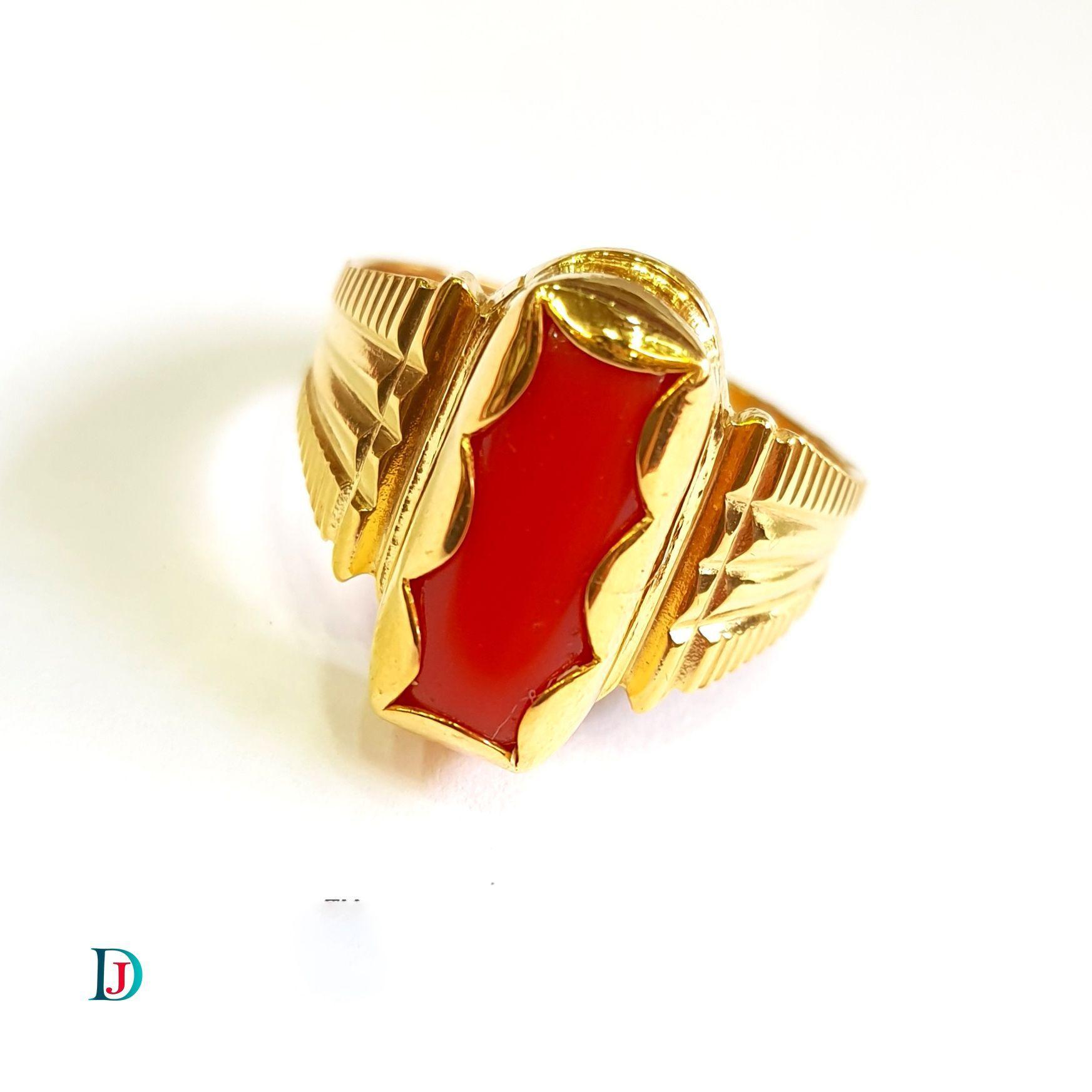 New and Latest Design of Desi Indian Rajasthani Gold Gents-Ring 