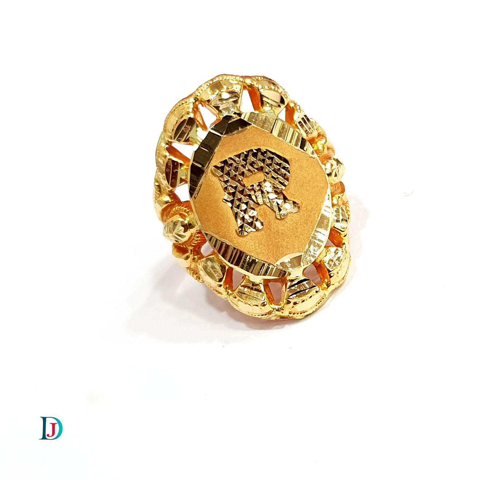 New and Latest Design of Desi Indian Rajasthani Gold Gents-Ring 