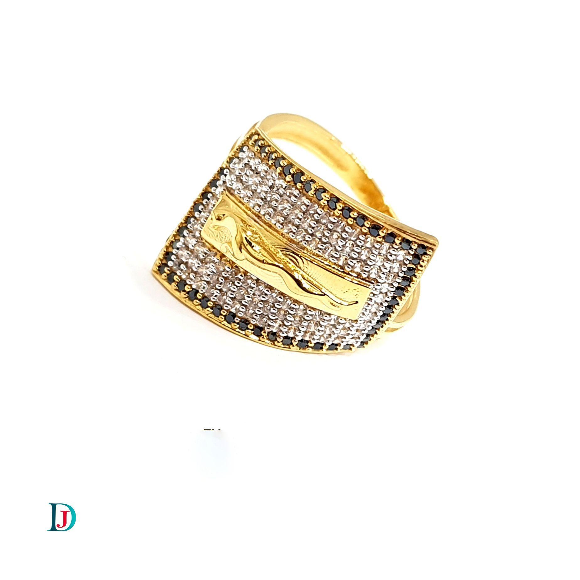 New and Latest Design of Desi Indian Rajasthani Gold Gents-Ring 