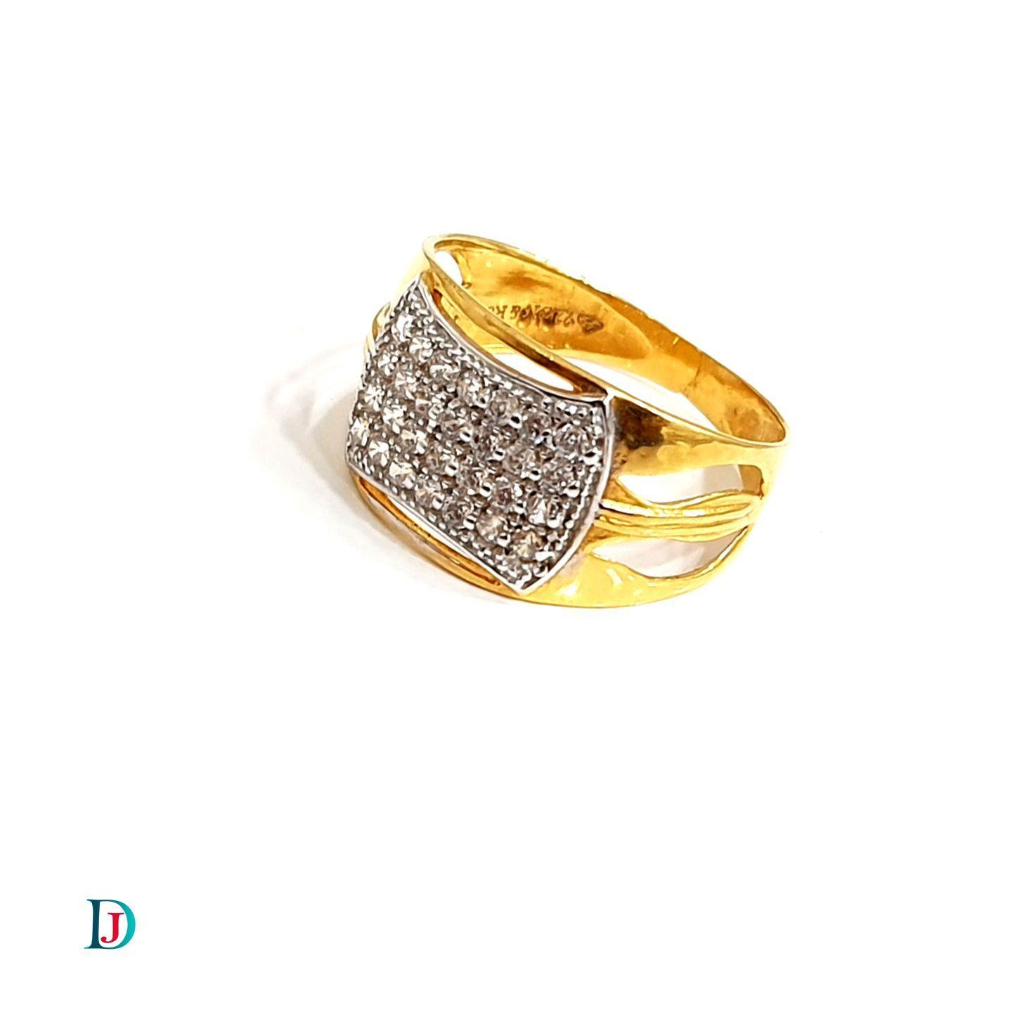 New and Latest Design of Desi Indian Rajasthani Gold Gents-Ring 