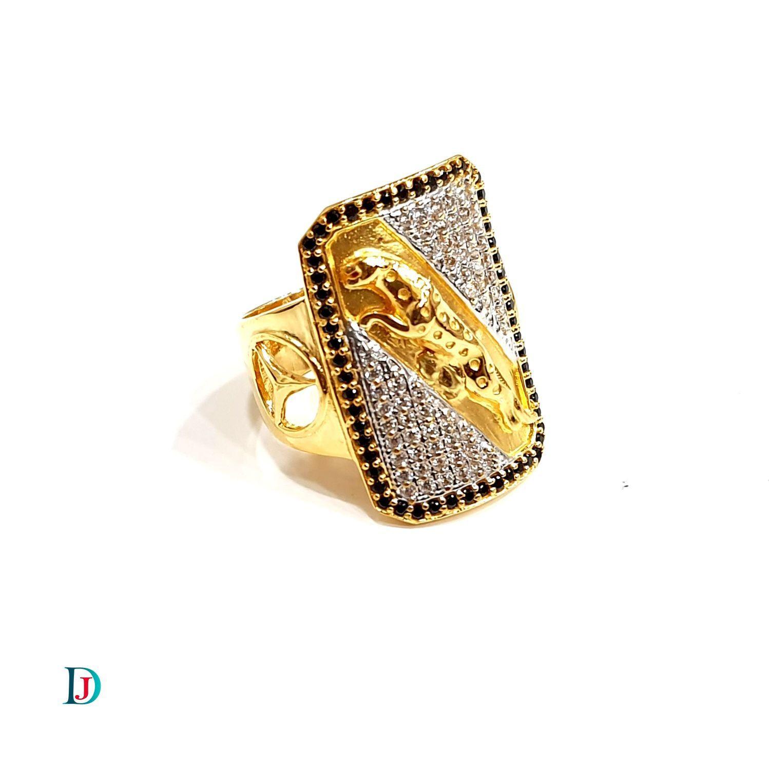 New and Latest Design of Desi Indian Rajasthani Gold Gents-Ring 