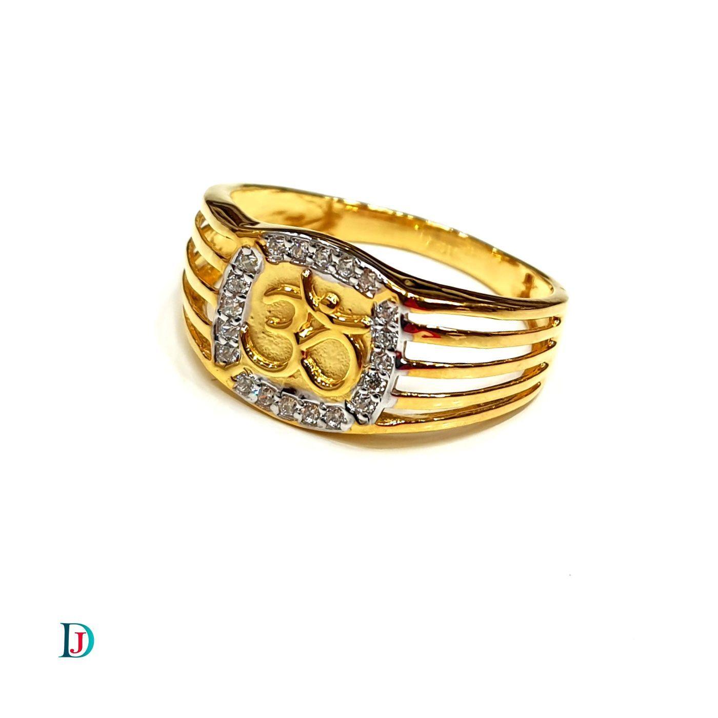 New and Latest Design of Desi Indian Rajasthani Gold Gents-Ring 