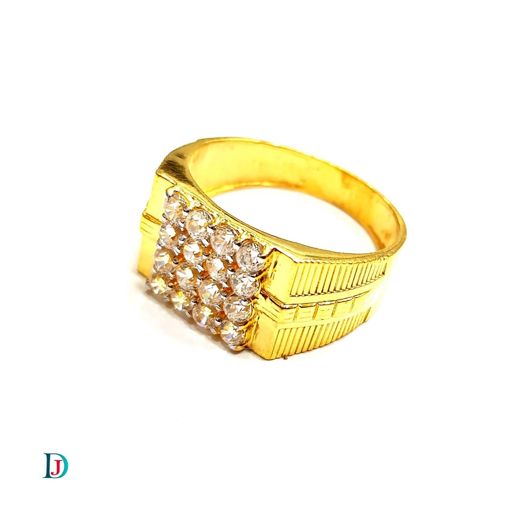 New and Latest Design of Desi Indian Rajasthani Gold Gents-Ring 