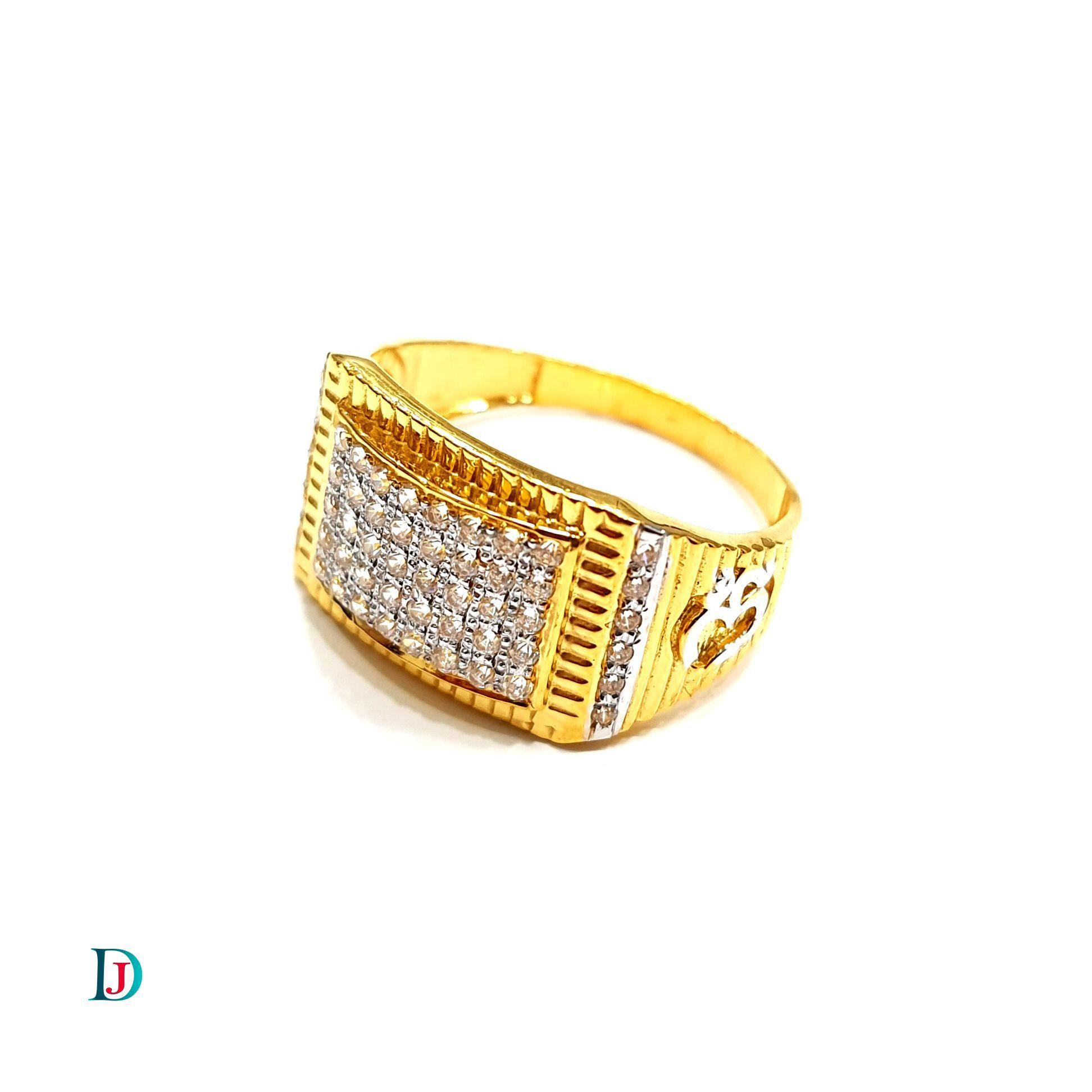 New and Latest Design of Desi Indian Rajasthani Gold Gents-Ring 