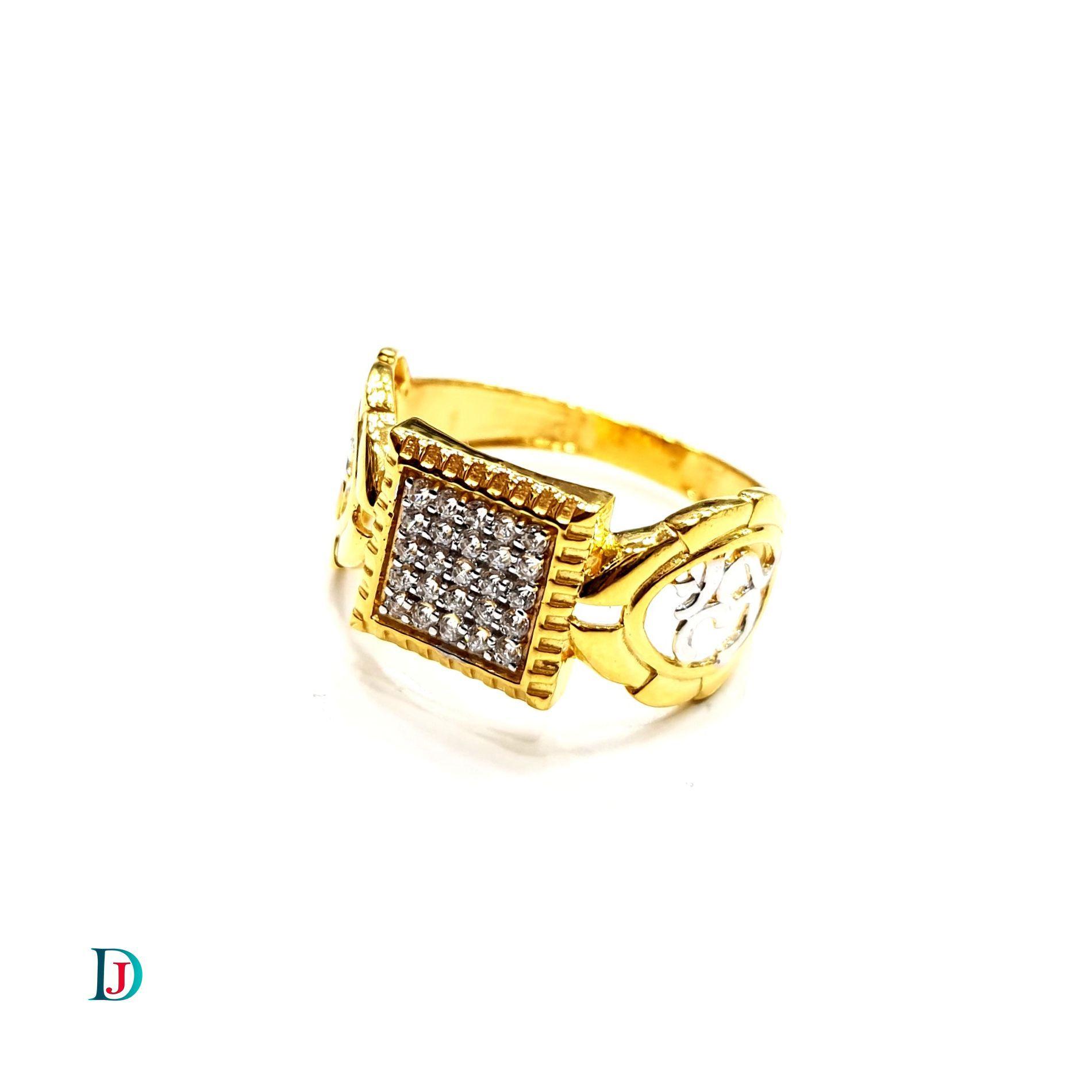 New and Latest Design of Desi Indian Rajasthani Gold Gents-Ring 