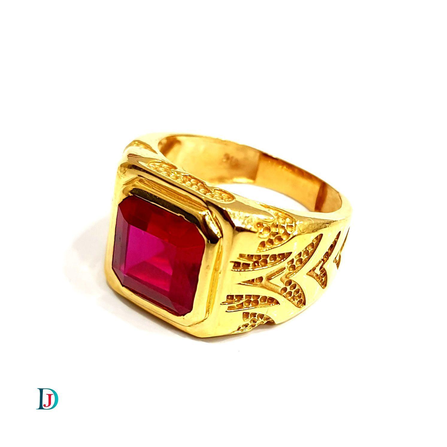 New and Latest Design of Desi Indian Rajasthani Gold Gents-Ring 