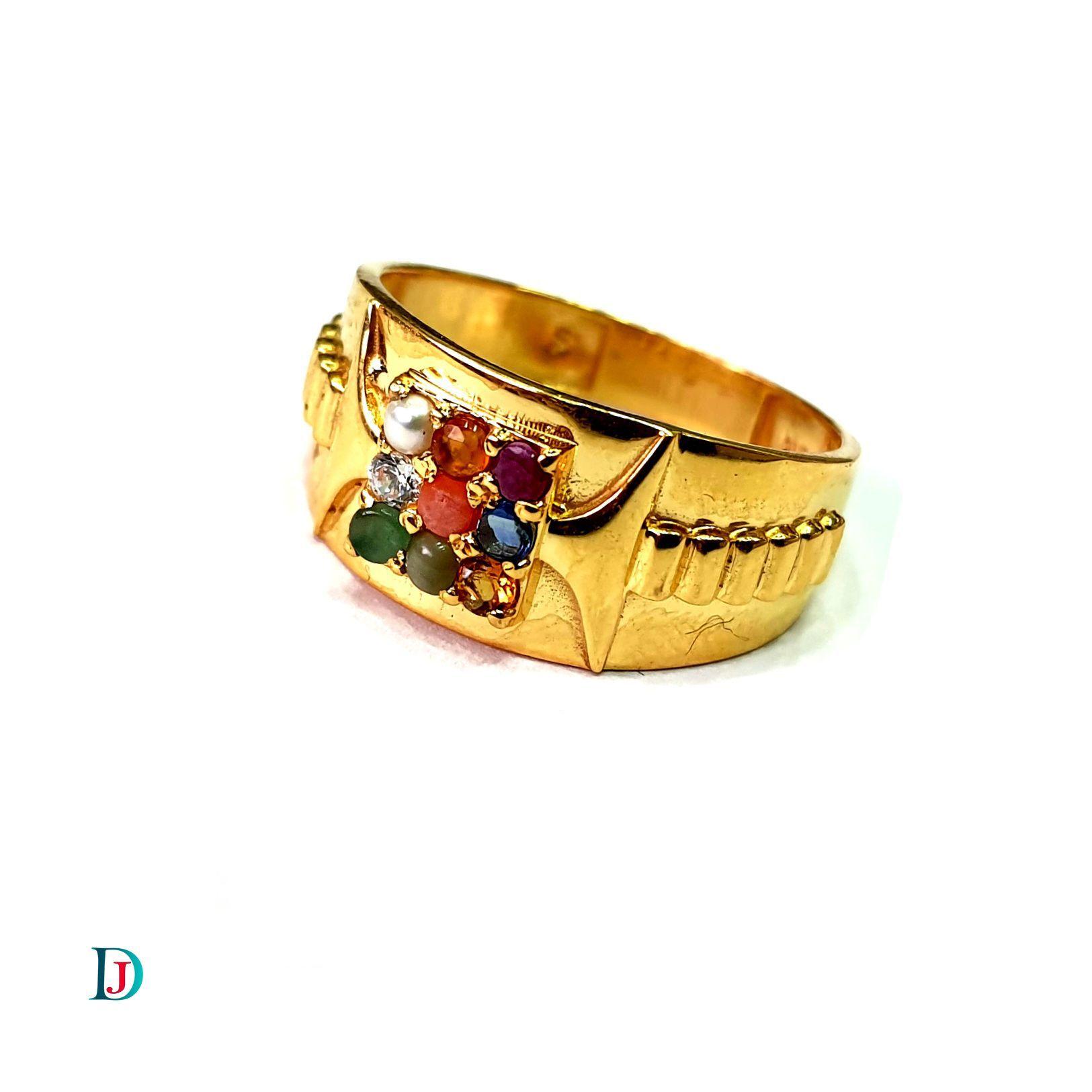 New and Latest Design of Desi Indian Rajasthani Gold Gents-Ring 