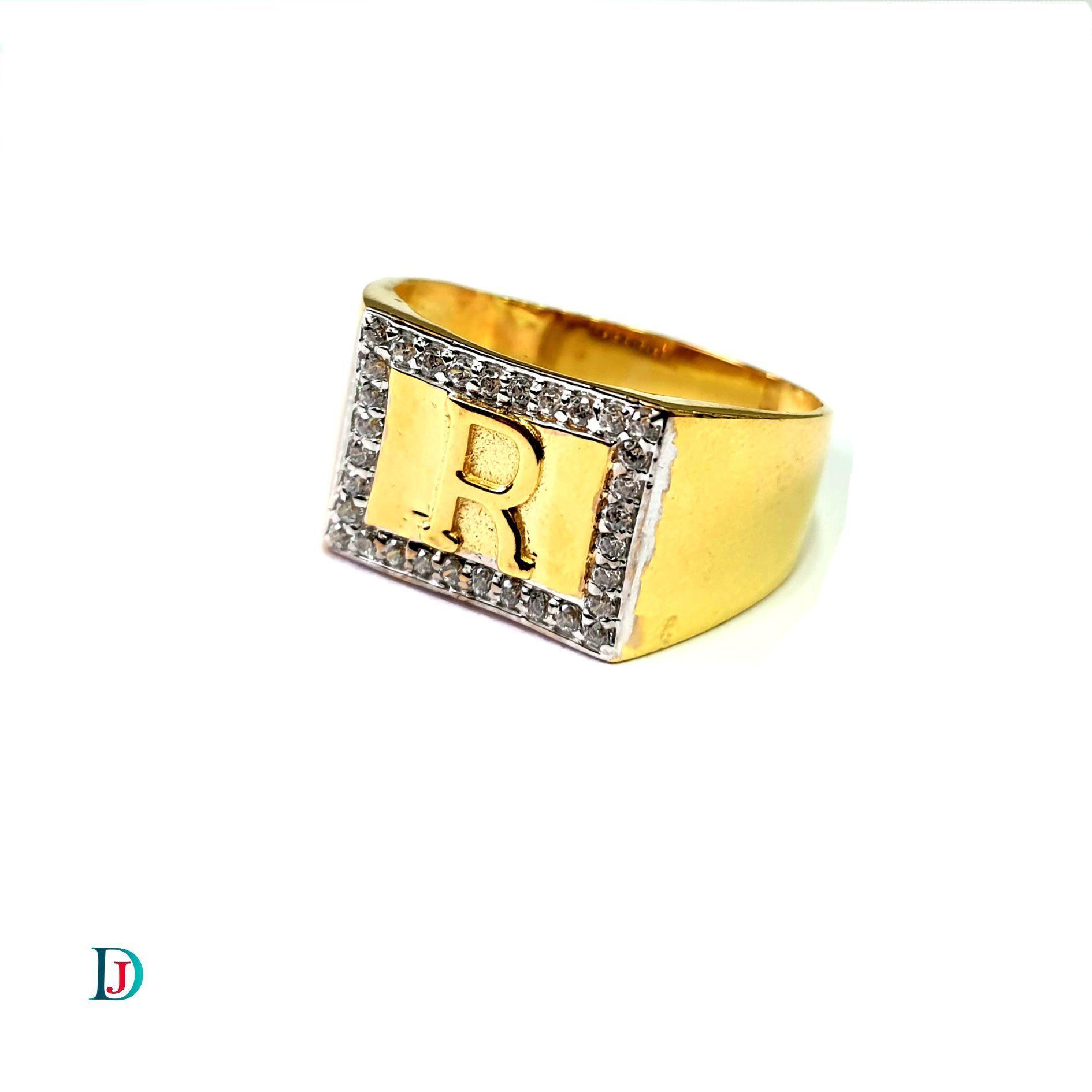 New and Latest Design of Desi Indian Rajasthani Gold Gents-Ring 