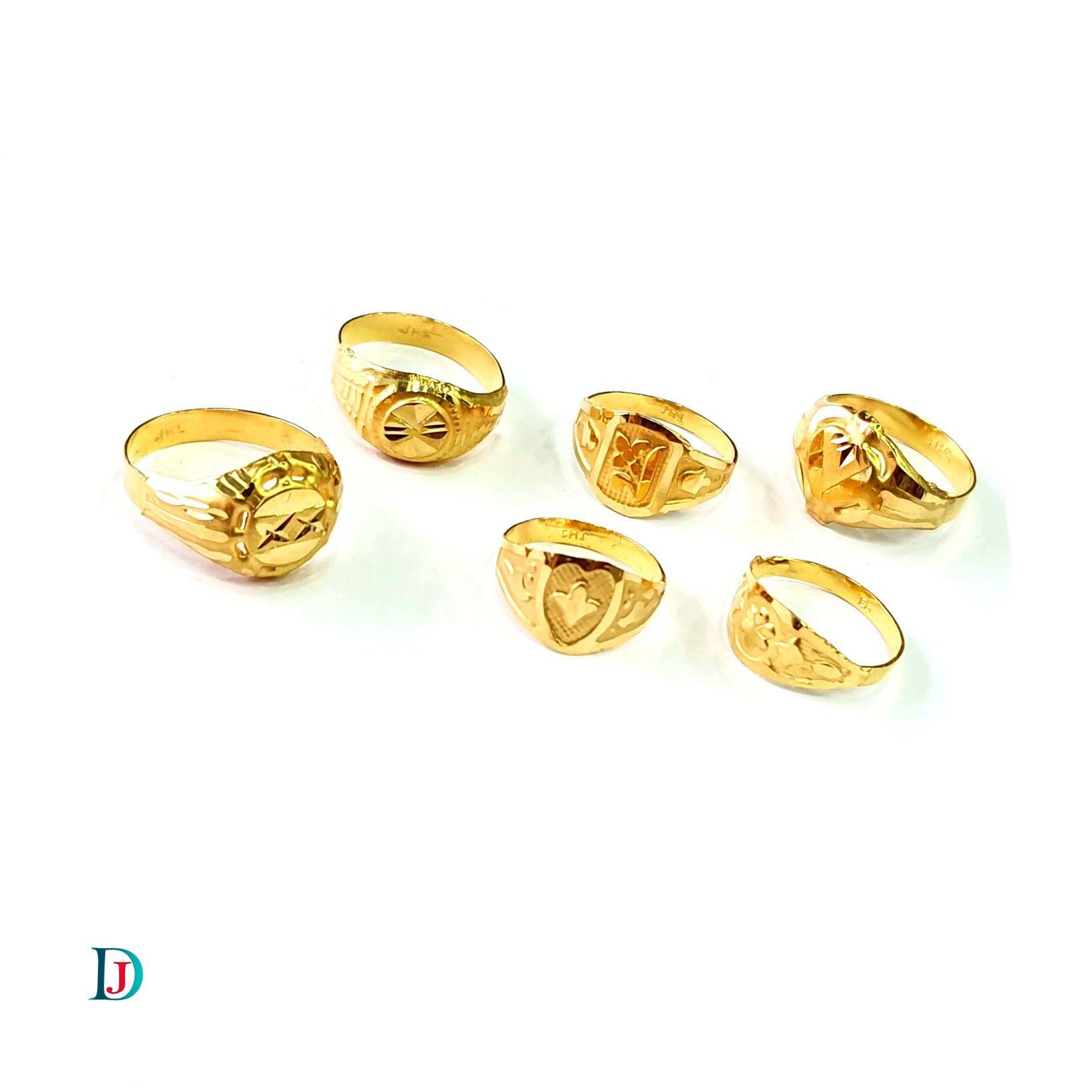 New and Latest Design of Desi Indian Rajasthani Gold Gents-Ring 