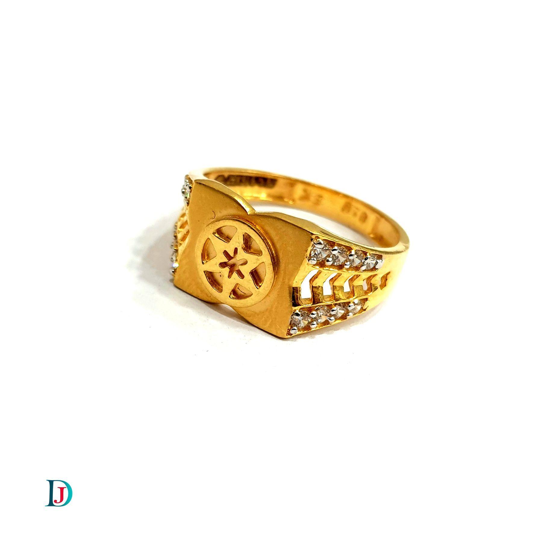 New and Latest Design of Desi Indian Rajasthani Gold Gents-Ring 