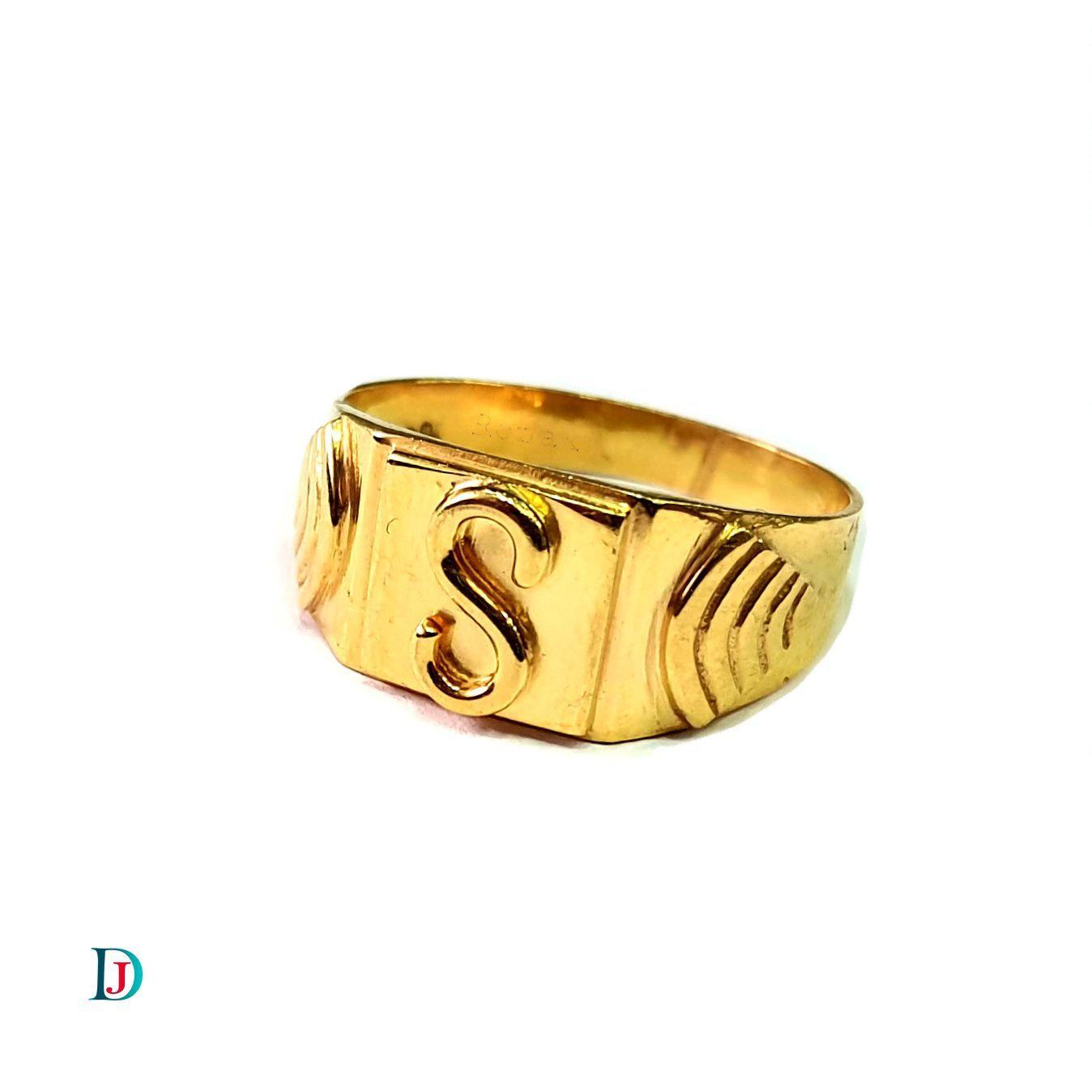 New and Latest Design of Desi Indian Rajasthani Gold Gents-Ring 