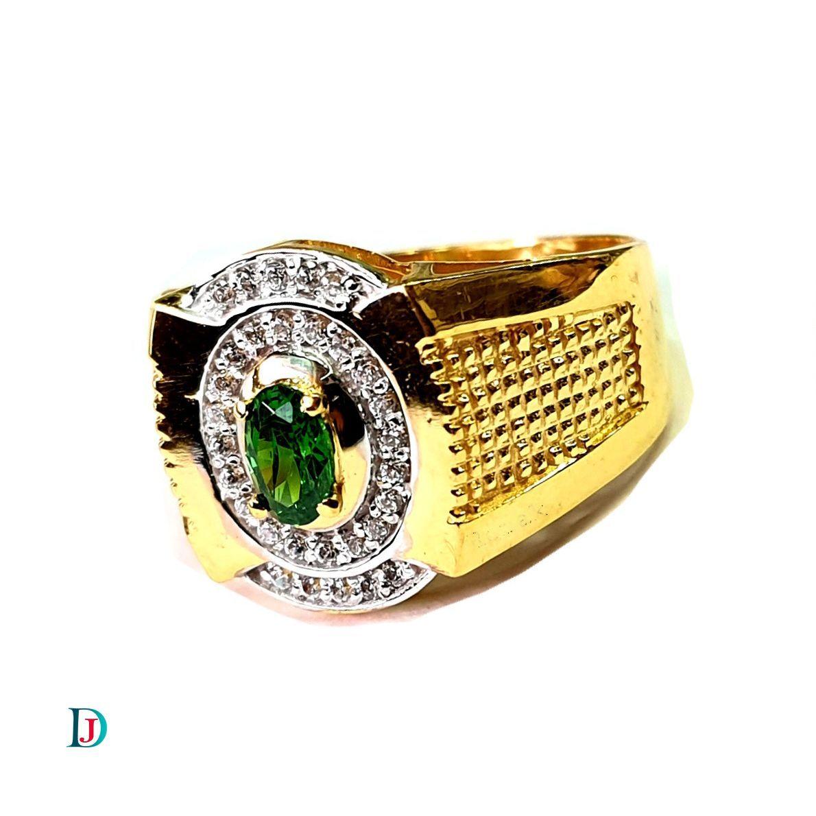 New and Latest Design of Desi Indian Rajasthani Gold Gents-Ring 