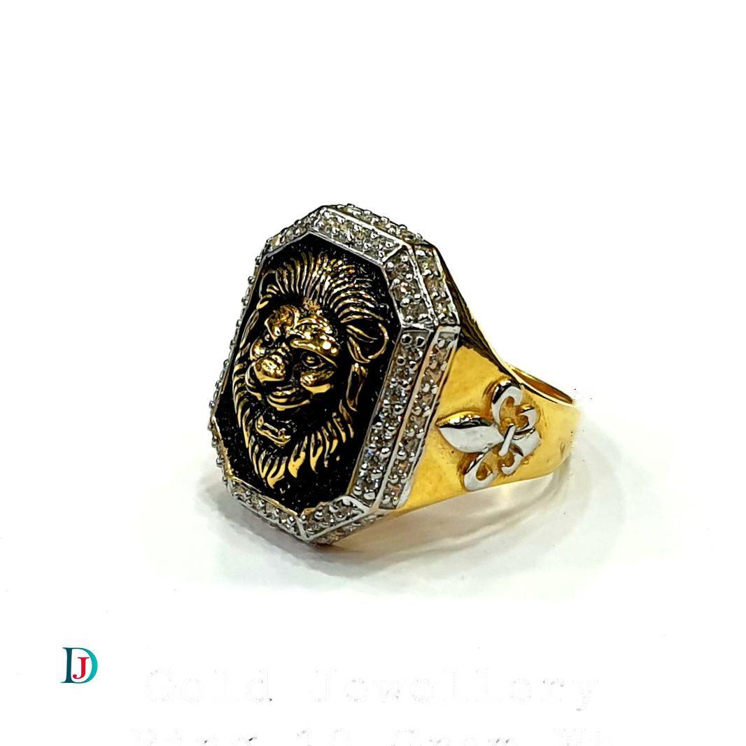 New and Latest Design of Desi Indian Rajasthani Gold Gents-Ring 