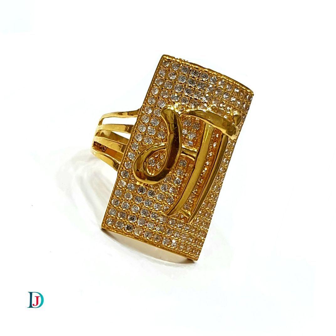 New and Latest Design of Desi Indian Rajasthani Gold Gents-Ring 